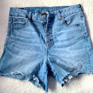 American eagle high rise next level stretch shorts! <3